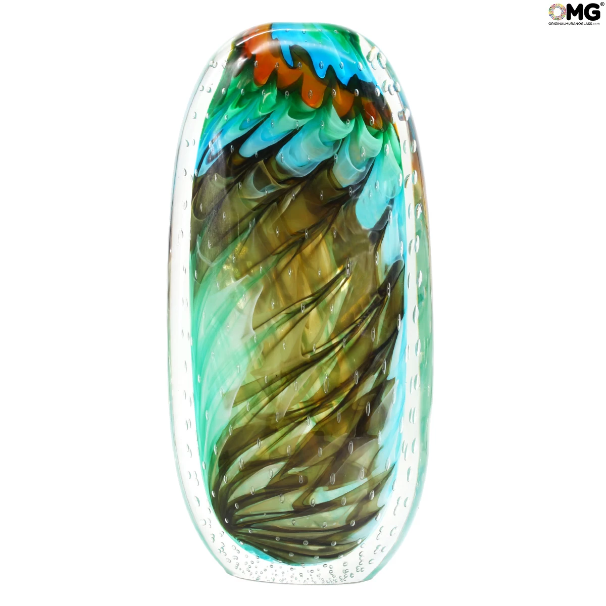 Vase Provence - Sommerso - Lagoon Color - Original Murano Glass OMG - Image 3