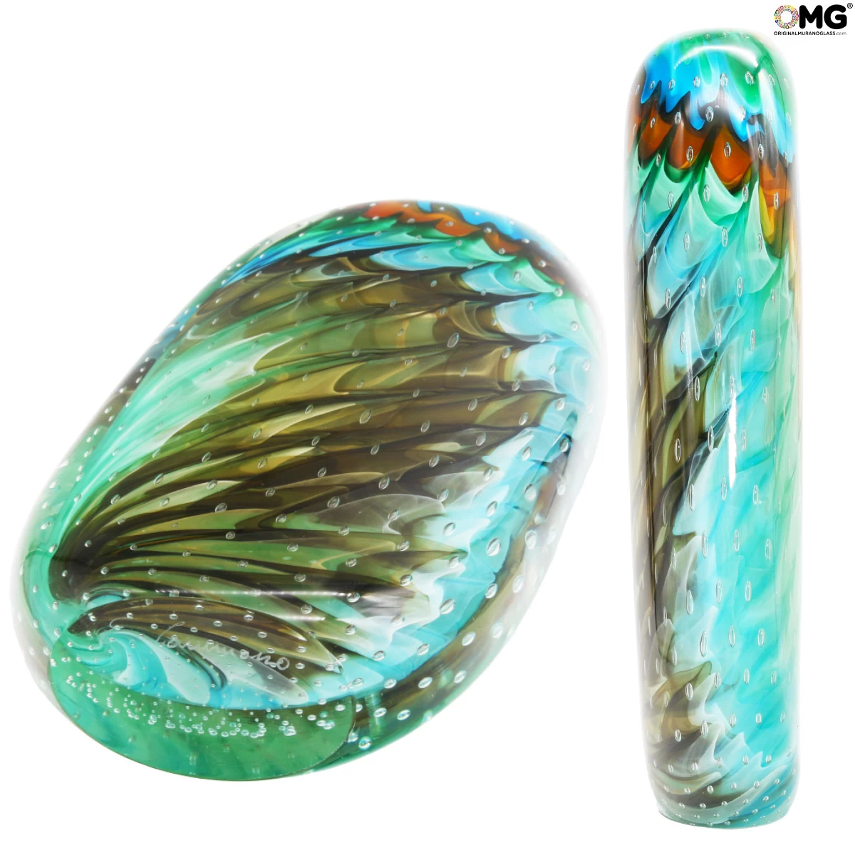 Vase Provence - Sommerso - Lagoon Color - Original Murano Glass OMG - Image 5