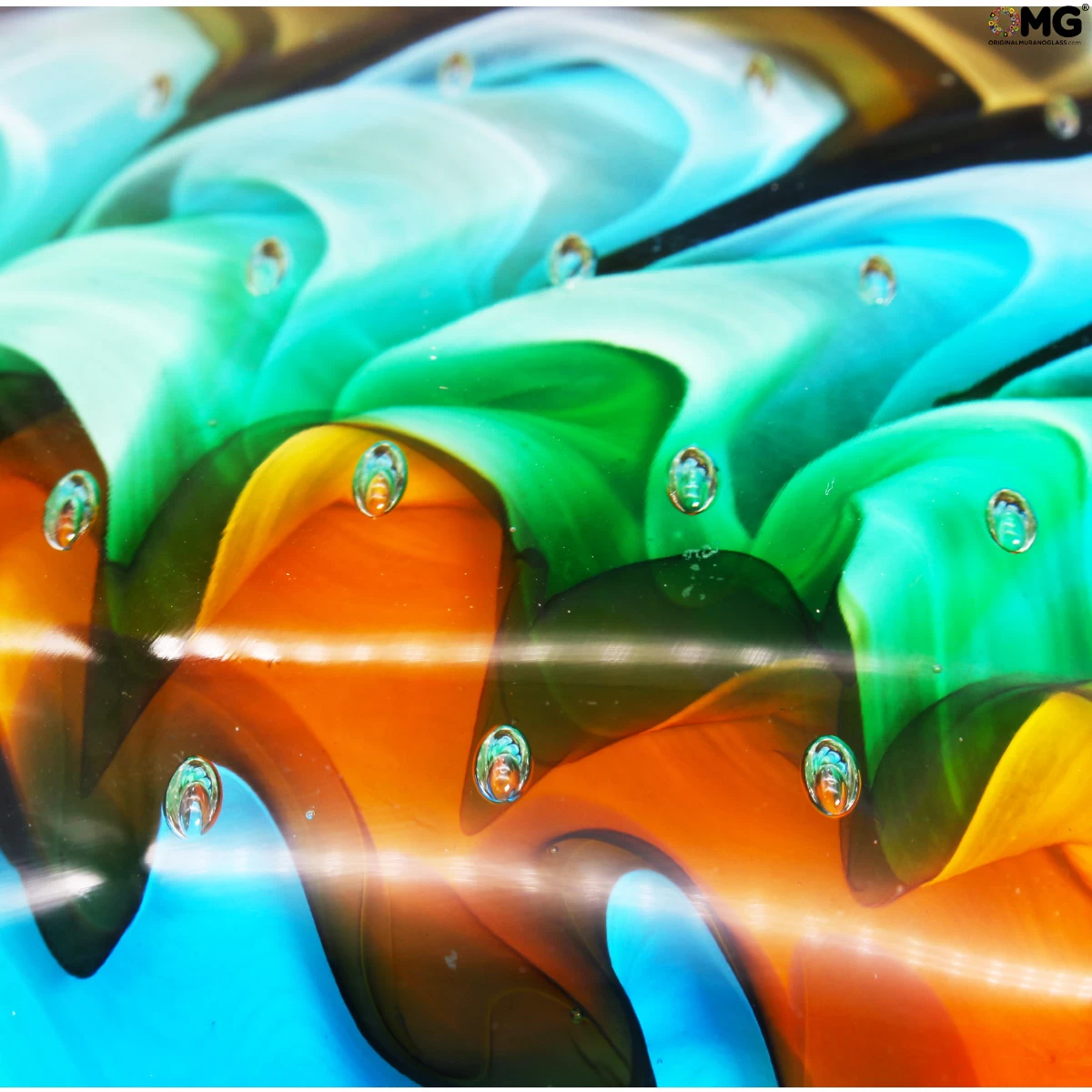 Vase Provence - Sommerso - Lagoon Color - Original Murano Glass OMG - Image 6