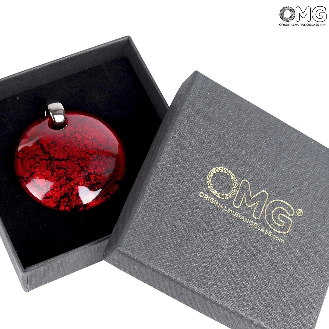 Pendant - Red - Orignal Murano Glass OMG - Image 3