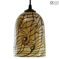 Hanging Lamp Web - Sand - Original Murano