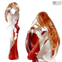 Sbruffi Lovers Sculpture - OneLove - Original Murano Glass